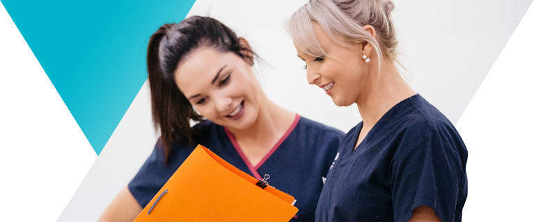 Cancer centre nursing staff